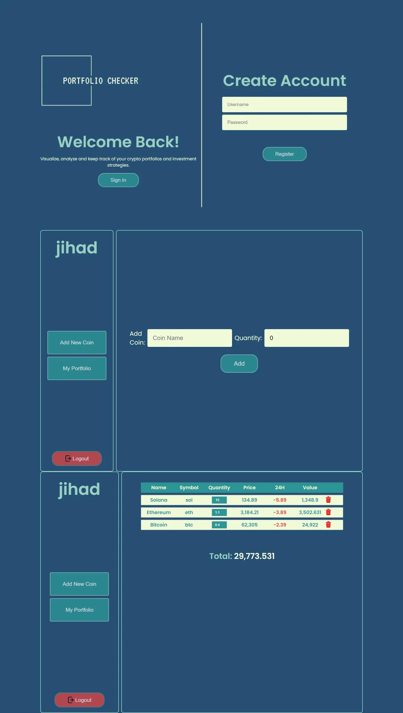 Portfolio Checker cover